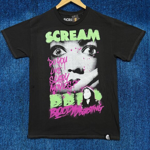 Bloody Disgusting Scream Horror Movie T-shirt Size Medium - Picture 1 of 6